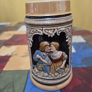 GERMAN BEER STEIN MADE IN GERMANY 8"TALL